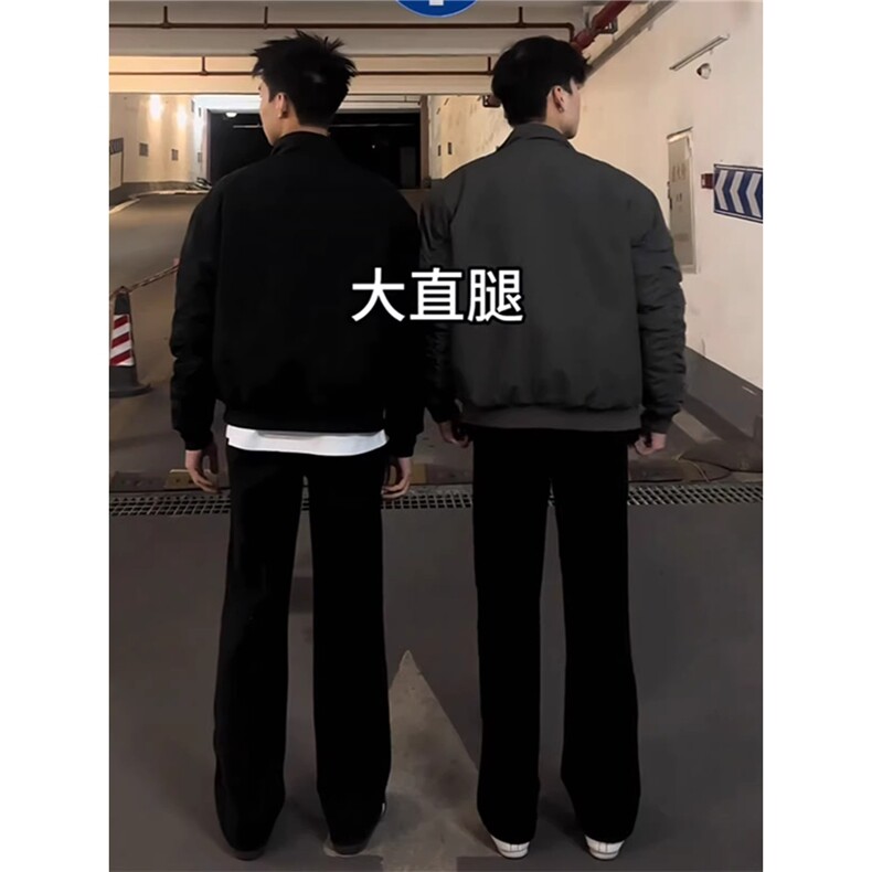 cleanfit美式微喇毛呢西裤高街风春季休闲长裤男潮牌LMN100-P58,男装西裤,星座1008