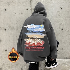 抖音供货、复合重磅加绒现货连帽卫衣宽松D223A-JR-WY2326-特P40，男装卫衣，电商019-1