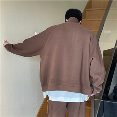 A450-KS7799-P105控价159秋冬加绒加厚防风绒立领夹克外套，男装夹克，电商A450