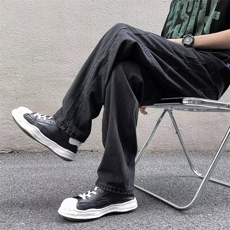 美式牛仔裤男春秋新款休闲直筒裤K682P45,男装牛仔裤,星座1116-2