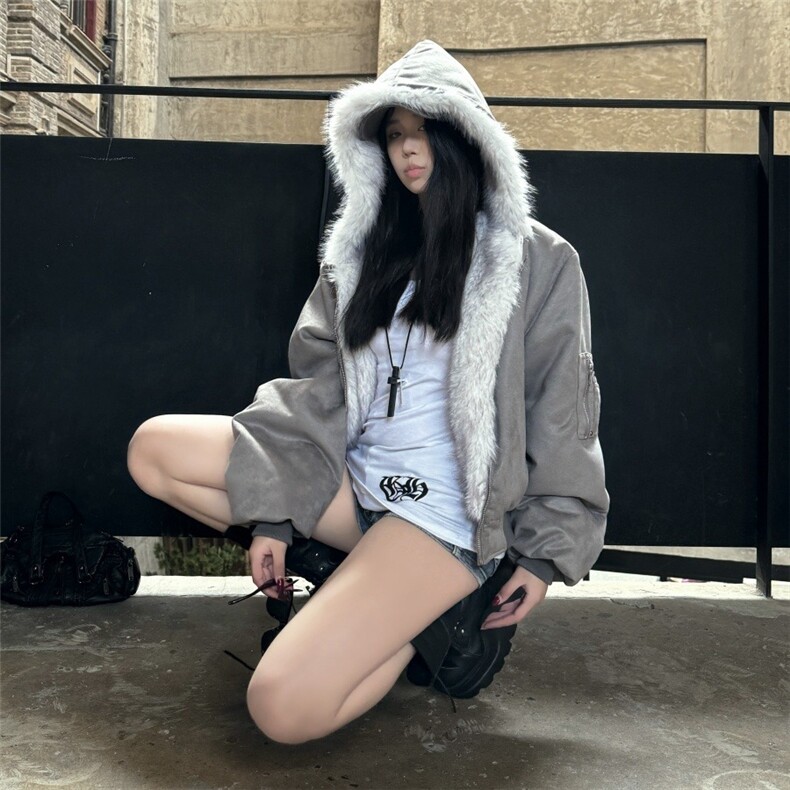 网图美潮双面穿座山雕棉服外套W1935/特P140,男装棉衣,电商B350
