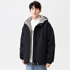 秋冬连帽加绒加厚保暖休闲痞帅棉衣情侣外套MY8910特批P75，男装棉衣，电商A247