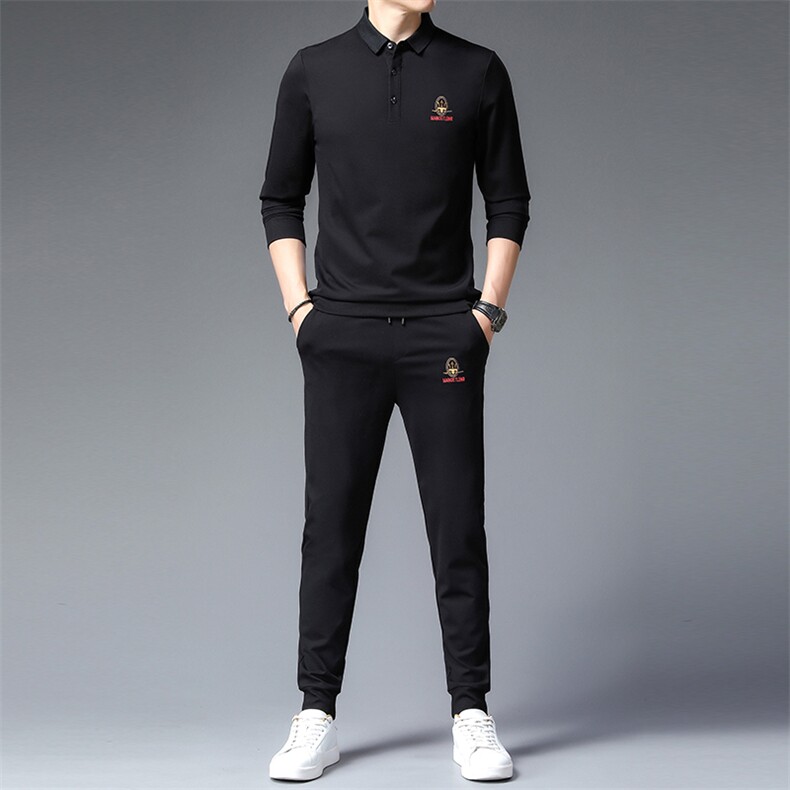 ANT8060钱塘2020-3秋季新款中年男士套装商务休闲两件套货稳P122，男装休闲套装，钱塘207-3