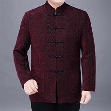 DH005-2023钱塘2020-2新款男士时尚休闲风唐装上衣高品质P173，男装民族服装，钱塘207-2