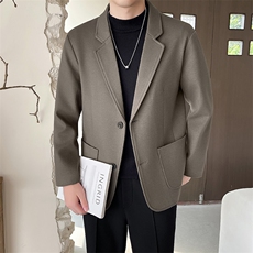 轻熟风~休闲呢子西装外套F850/P125，男装西服套装，电商B331