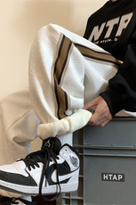 冬季加绒加厚提花束脚织带休闲裤M~5XLXZ604-KG52JR-P65控78，男装卫衣，星座604