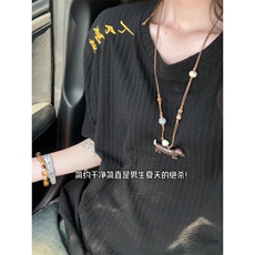 XZ809A/JJJ01/P35/控48肌理感万针刺绣圆领T恤，男装T恤，星座809A(原222-1)