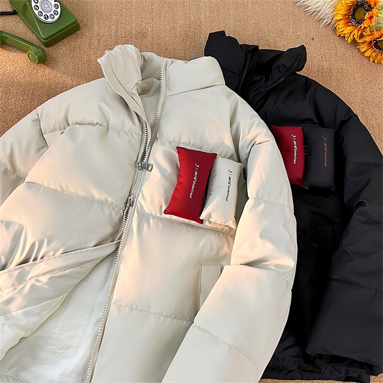 PU皮棉衣男冬季新款港风宽松立领棉服学生面包服MF8603-P85,男装棉衣,星座214-3
