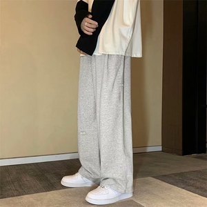 NB06-P30新款束脚运动裤子男潮牌宽松直筒卫裤韩版百搭中性休闲裤图片