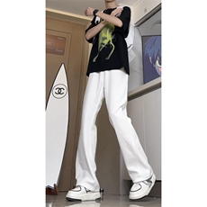 SJ-217-2-HK24151特P40秋季直筒水系牛仔裤男vibe微喇休闲裤，男装牛仔裤，星座217-2