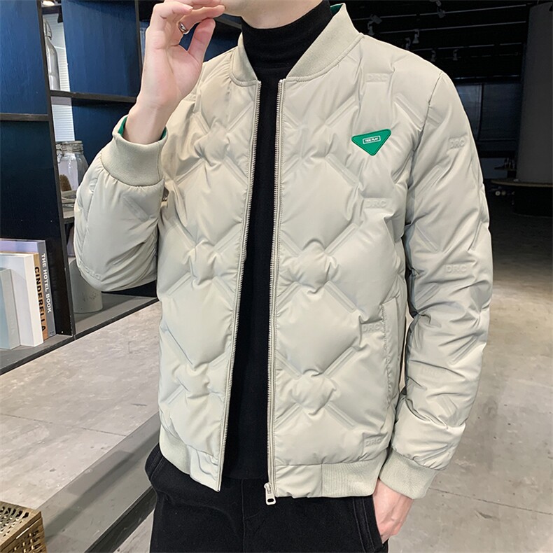 B302Y628冬装新款棒球领轻薄羽绒服外套店主风图片