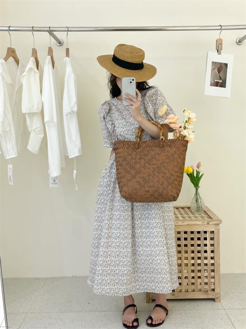 碎花连衣裙现货，女装连衣裙，DAP