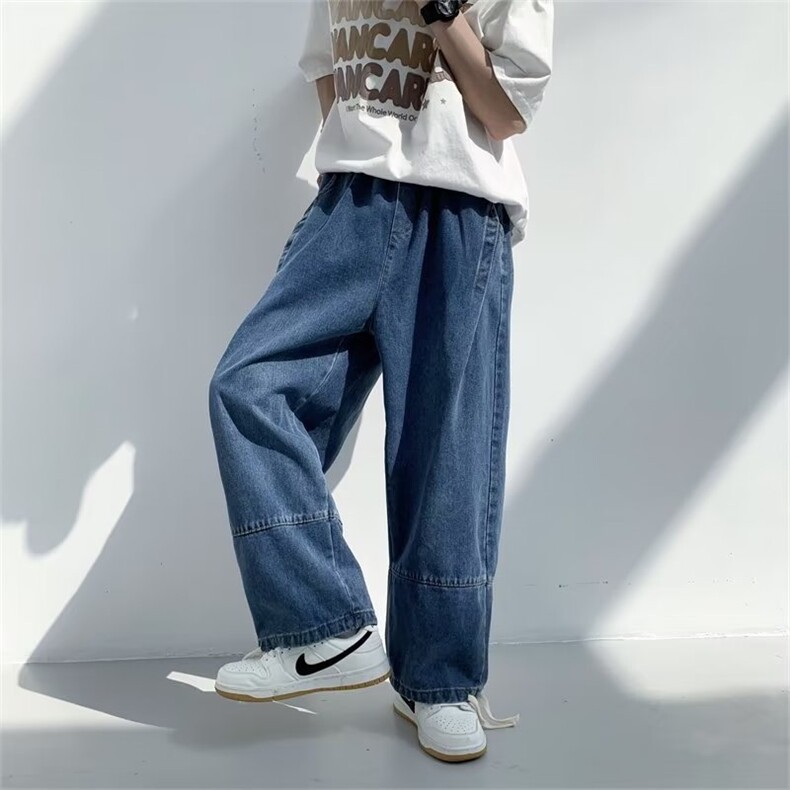 牛仔裤男夏季潮大码休闲裤子高街V107P50,男装牛仔裤,星座1116-2