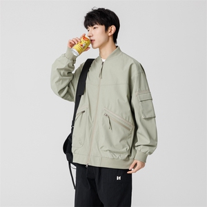 秋季新款现货港风户外夹克男飞行员工装外套A157B-JK156-P78图片