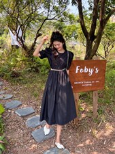 纯手工串珠连衣裙，女装连衣裙，非诚勿扰