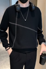 WY06-加绒P6088无头风小伙风店主风加绒卫衣男，男装卫衣，电商B340