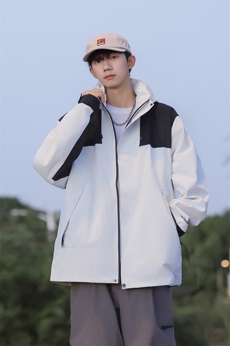 现货主推男女中性宽松夹克外套NCF02-P75,男装夹克,电商C303