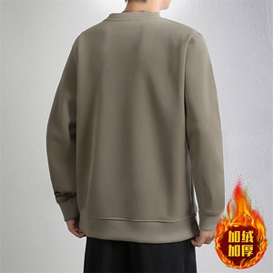 秋冬男士圆领一体绒卫衣打底套头卫衣2507-P55图片