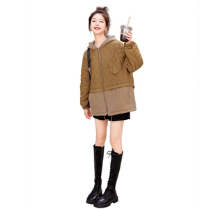 2022冬季新款女装棉服 时尚宽松显瘦保暖外套图片