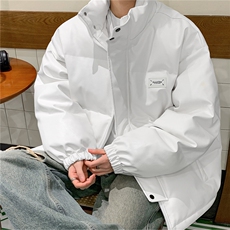 港风2025冬装宽松皮棉衣冬季宽松棉服袄情侣加厚外套男S271-P128，男装棉衣，电商A233-1