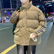 Y2378-P215M-8XL冬季大码90白鸭绒羽绒服提花面包服控298，男装羽绒服，星座109