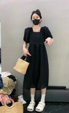 2023夏季新款时尚休闲宽松温柔甜美连衣裙，女装连衣裙，L·H·X