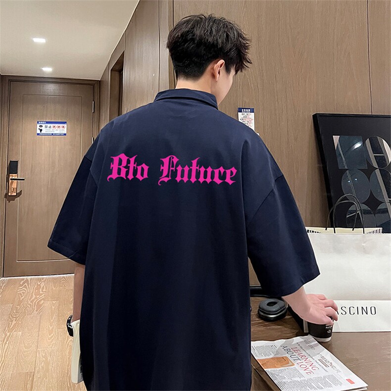 可设48小时支持抖音得物来样二开网眼透气翻领t恤美式短袖POLO衫,男装T恤,电商A486-1
