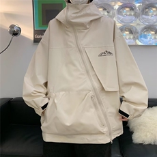 山系户外防水冲锋衣男秋季新款三合一斜拉链登山夹克美式W9283，男装夹克，星座1116A-1（原606A）