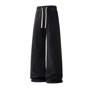 【现货库存】美式复古做旧牛仔裤男休闲长裤A080-8299-P45控68图片