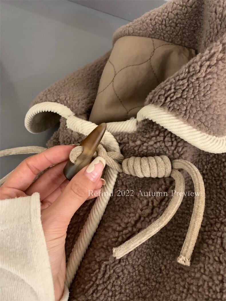 【现货】性价比极高的跑量款两穿小服?羊羔毛外套，女装棉衣/棉服，Refind