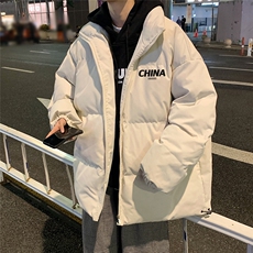 港风秋冬新款保暖立领宽松棉服外套男MY62025P115控138，男装棉衣，电商A268A