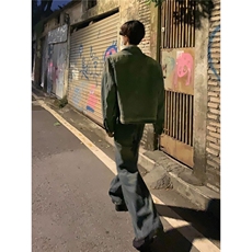 小众复古做旧水洗直筒牛仔裤男宽松阔腿裤高街拖地长裤WLG366-P45，男装牛仔裤，星座1008