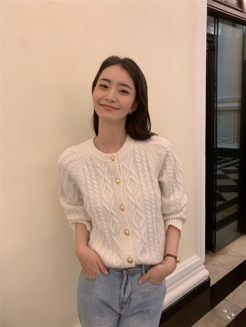 羊绒毛衣外套小个子外搭春秋新款减龄上衣短款显瘦开衫上衣潮图片