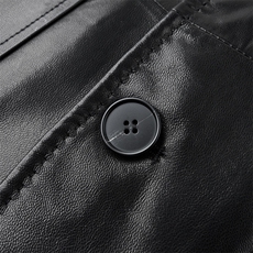 DLSN258001新款真皮皮衣男绵羊皮外套商务休闲西服韩版修身，男装西服，电商B360A（原721A）