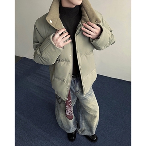 棉衣男宽松面包服防风防水加厚棉袄DSA157B-M8835-特P78图片