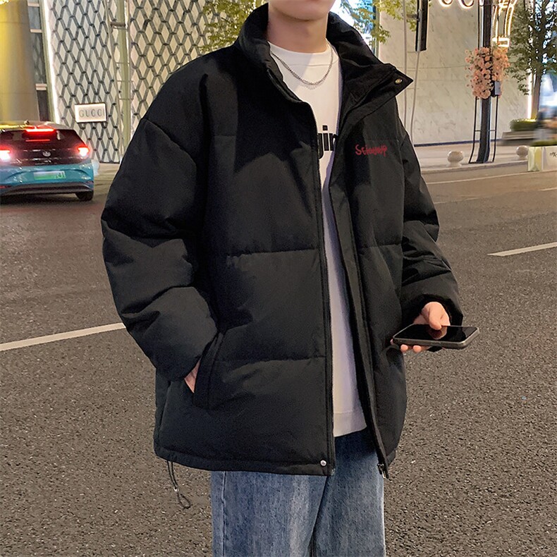 现货 抖音得物可供视频 冬季三防加厚羽绒棉衣外套面包棉服 81135图片