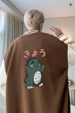 摇粒绒棒球服男大码开衫卫衣男夹克BF86037-P65，男装夹克，电商A040