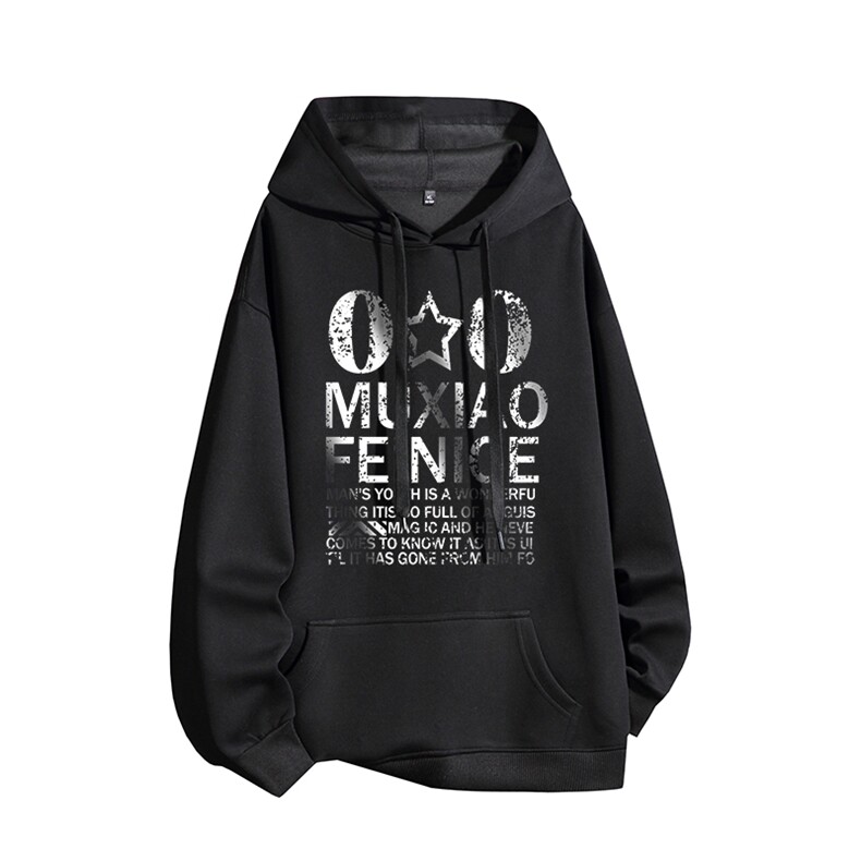 得物供货、复合重磅420克现货连帽卫衣宽松HD019-1-HML291-特P45,男装卫衣,电商019-1