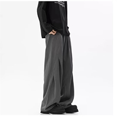 1506/GB45630/P50秋冬休闲长裤男士宽松直筒阔腿西装裤子男潮，男装西服套装，星座1506A