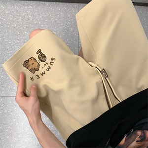 新款直播抖音得物高品质菠萝格运动男休闲短裤K029特P25图片