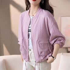 2023春款休闲宽松显瘦流行外套（不带里衬），女装短外套，余墨