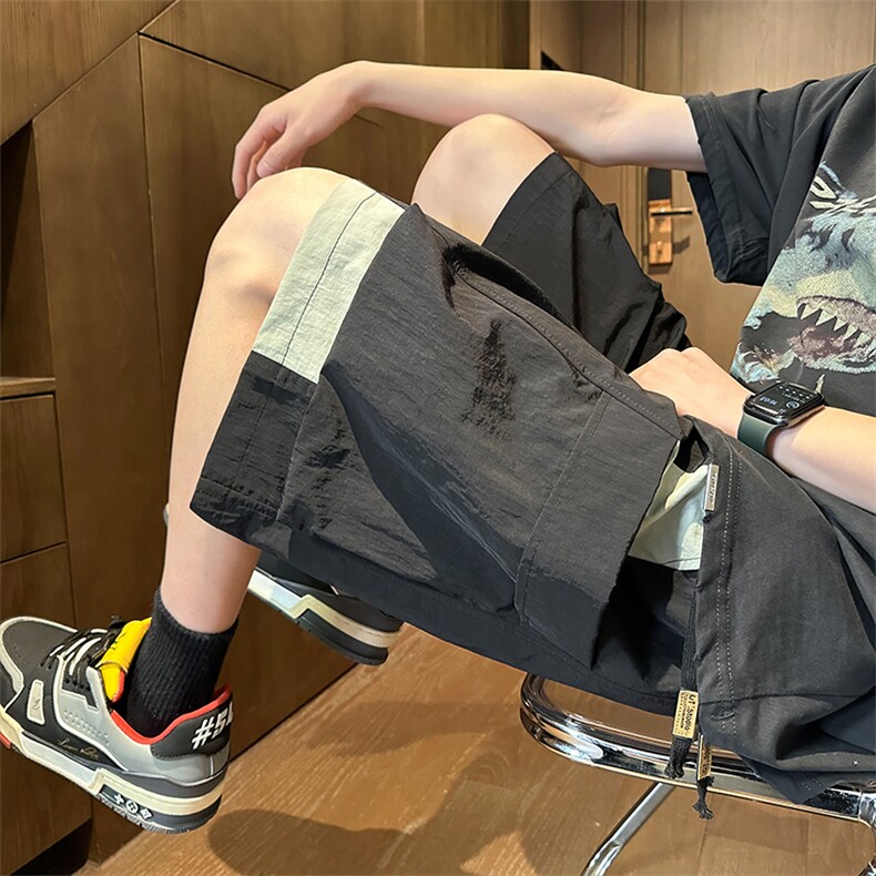 2024夏季新款内景大码美式速干工装短裤M-5XHK24231-P40,男装牛仔裤,电商A022