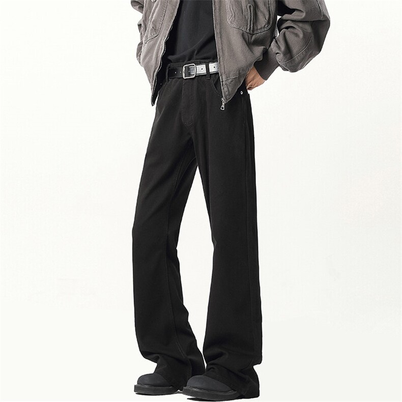 B258-K2710-P50控78抖音品质弯刀微喇牛仔裤78%棉22%聚酯纤维，男装休闲裤，电商B258