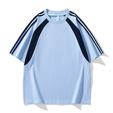 美式运动球服短袖男夏季潮牌重磅纯棉宽松休闲凉感t恤HH5713-P25，男装T恤，星座1206（原A206）