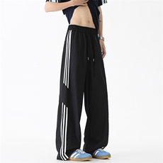 美式条纹冲锋裤男夏季冰丝薄款速干休闲裤25XK67090特批30，男装休闲裤，电商A042