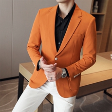 26做货-男士休闲西装修身韩版西服外套小西装上衣DX6810P165，男装西服套装，电商D216
