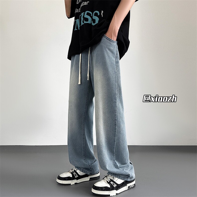 XZ616夏季星空纹设计款肌理感休闲裤牛仔长裤TY1011特P40控78,男装休闲裤,星座512A（原616）
