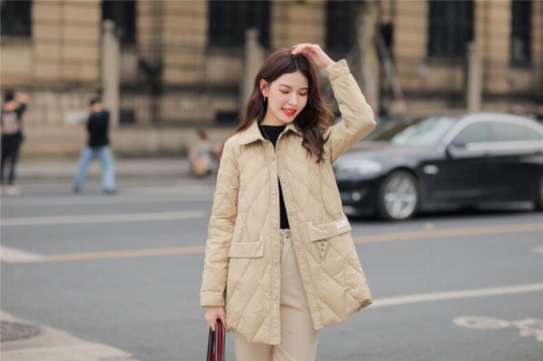 90绒羽绒服，女装羽绒服，卡西姆