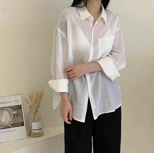 夏季新款韩系百搭防晒衫，女装，Here Bella(5F)