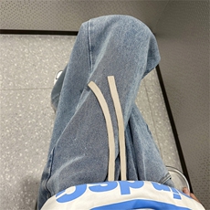 抖音品质大货男士大码牛仔裤橡筋裤松紧腰NZ100-P35限价58，男装牛仔裤，星座1103